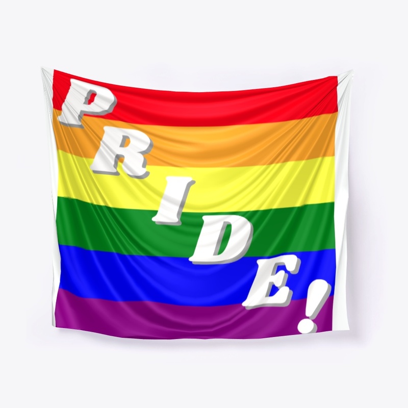 PRIDE! Flag Wall Tapestry