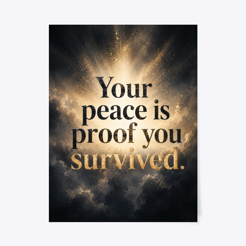 Your Peace Survived Wall Art