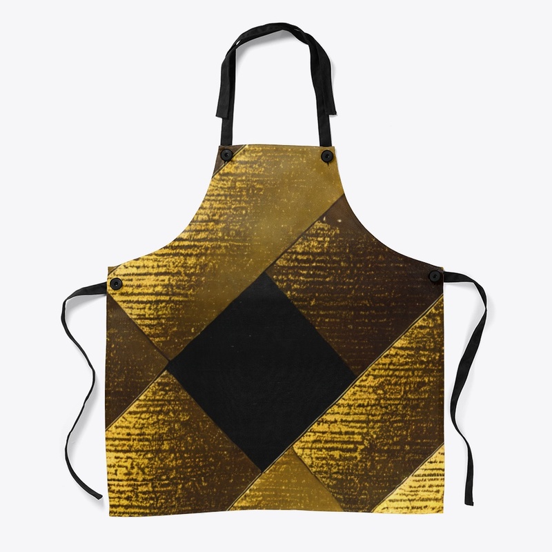 Black and Gold Square Frat 