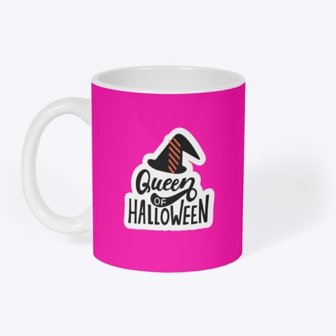 Halloween Spirit Hot Pink Camiseta Front