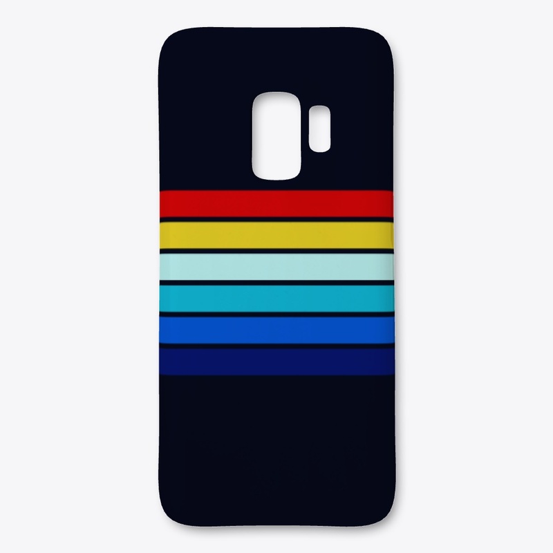 70s Rainbow Retro Stripes - Enadu