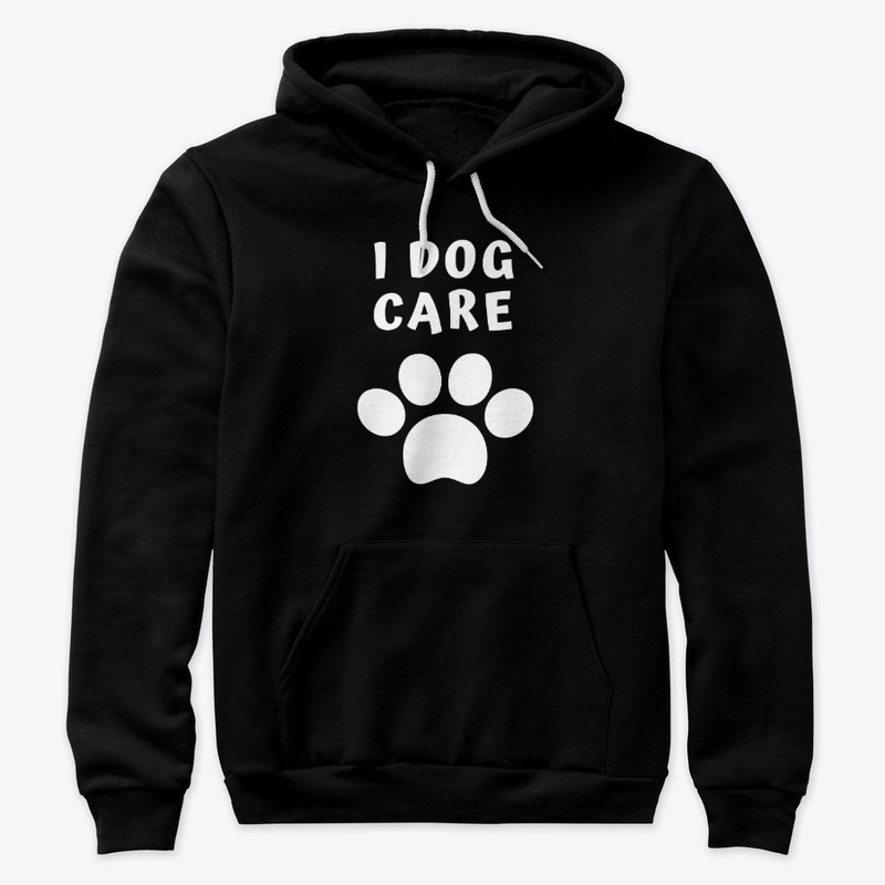 I Dog Care Black Design