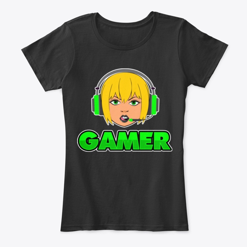 Blonde Gamer Girl
