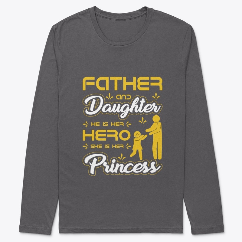 Father and Daughter T Shirt Design