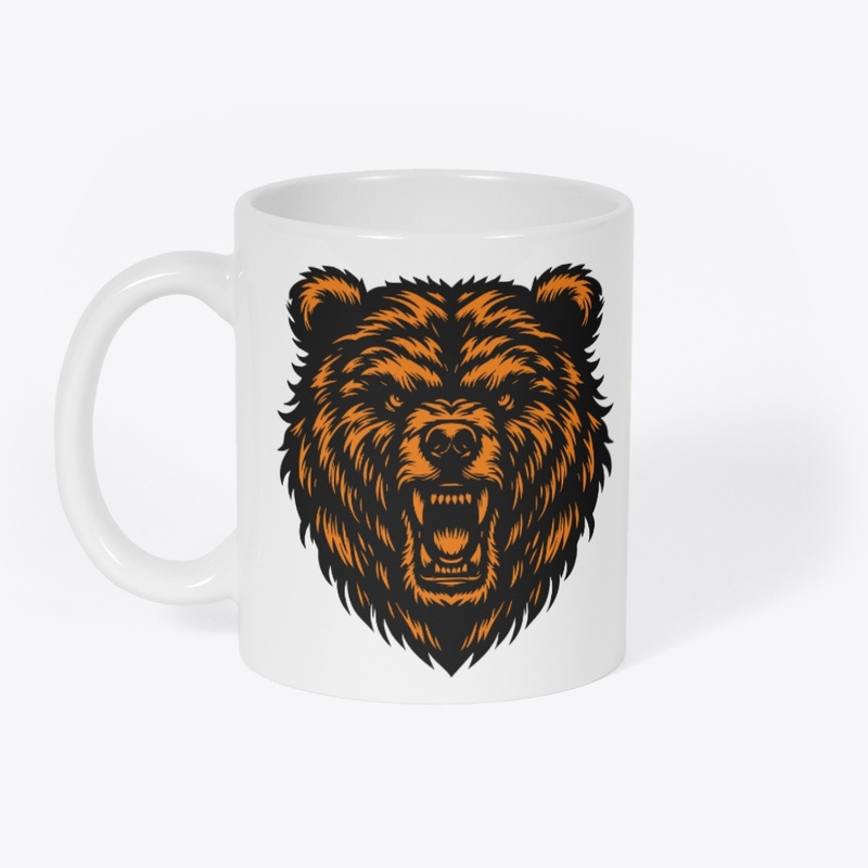 Untamed Bear Head Graphic