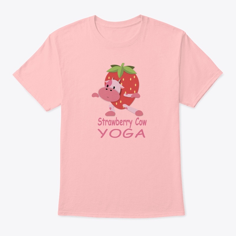 Strawberry cow yoga