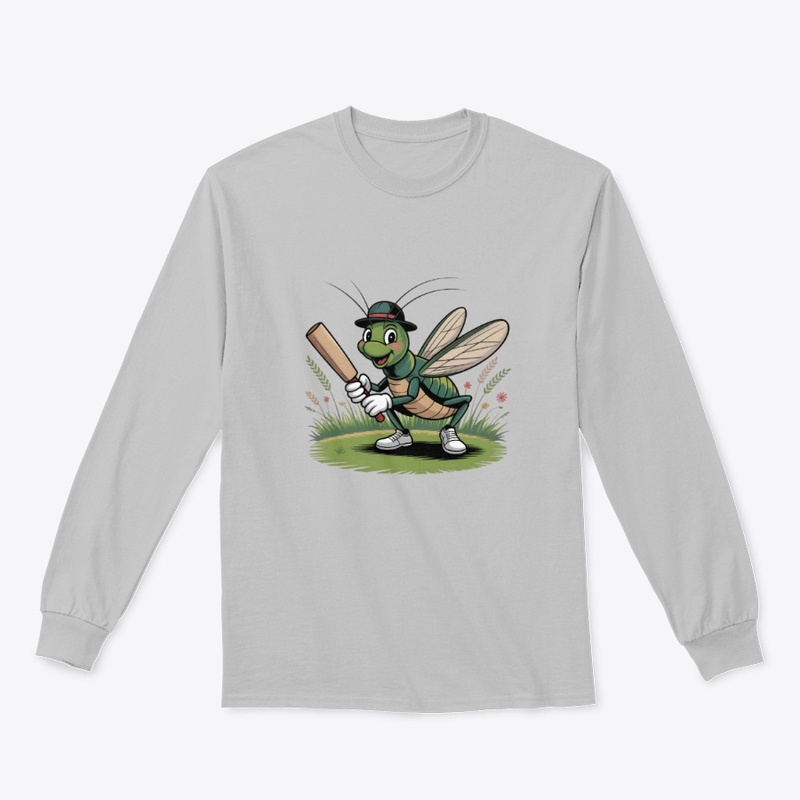Cricket Cartoon T-shirt design