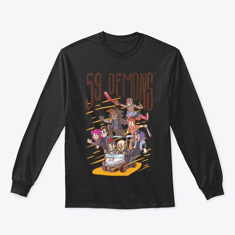 59 Demons on a golf cart Logo