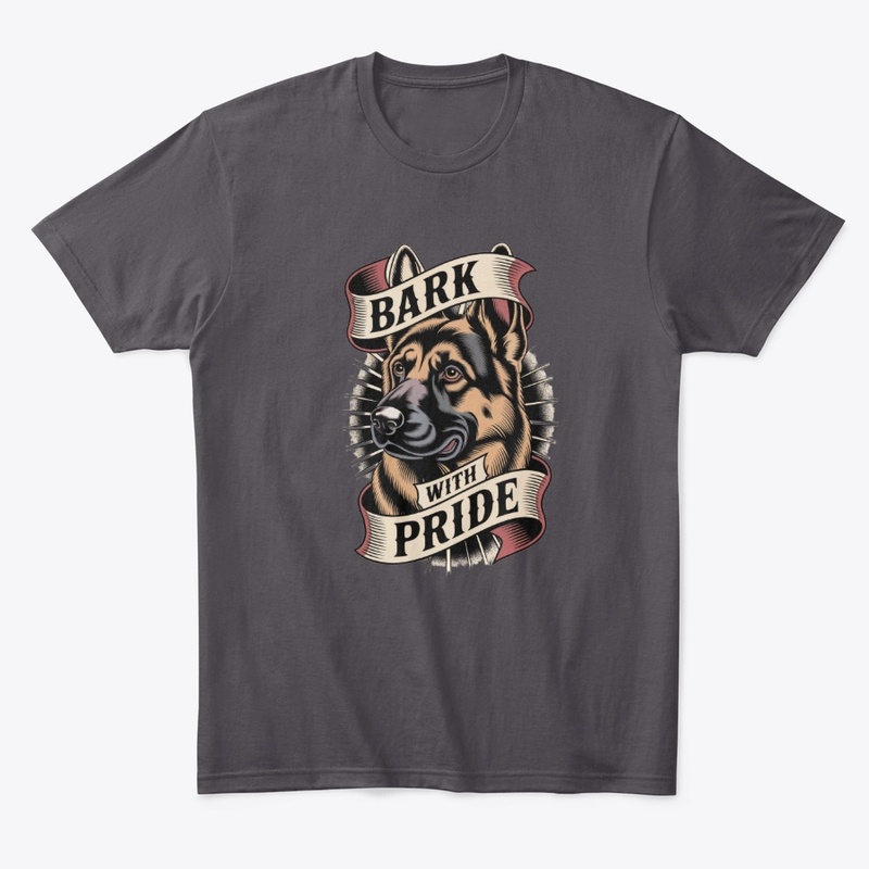  Classic Tattoo-Style GSD Shirt