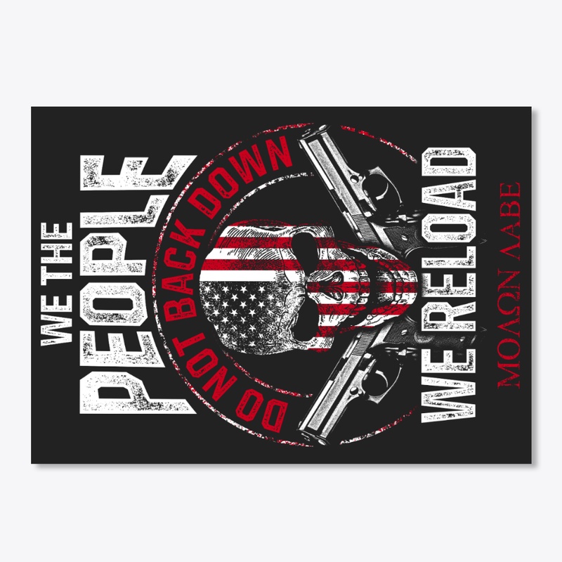 PATRIOTIC - DO NOT BACK DOWN M 0056