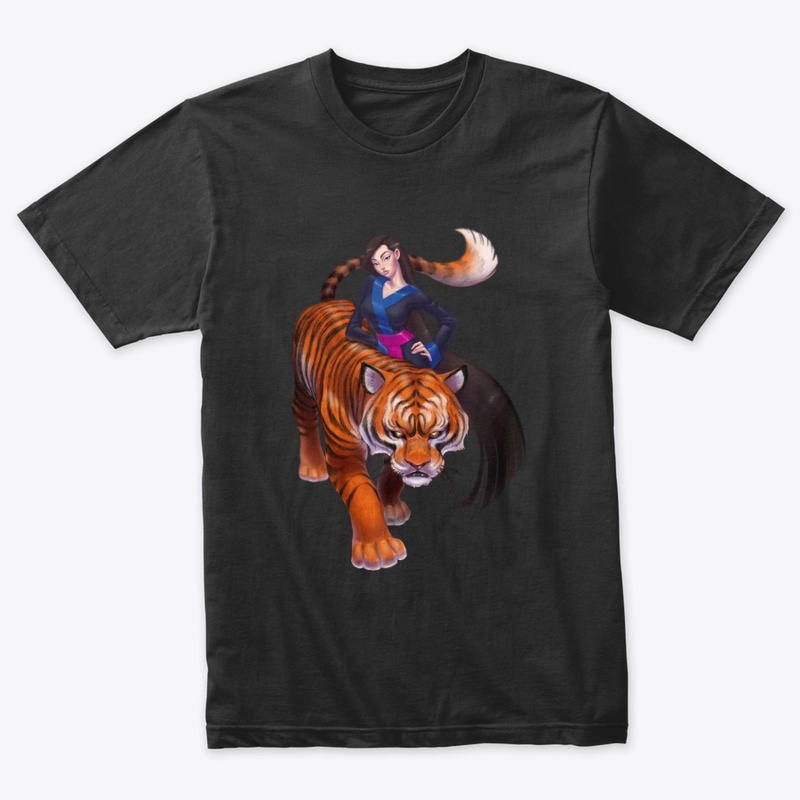 Girl and Tiger 
