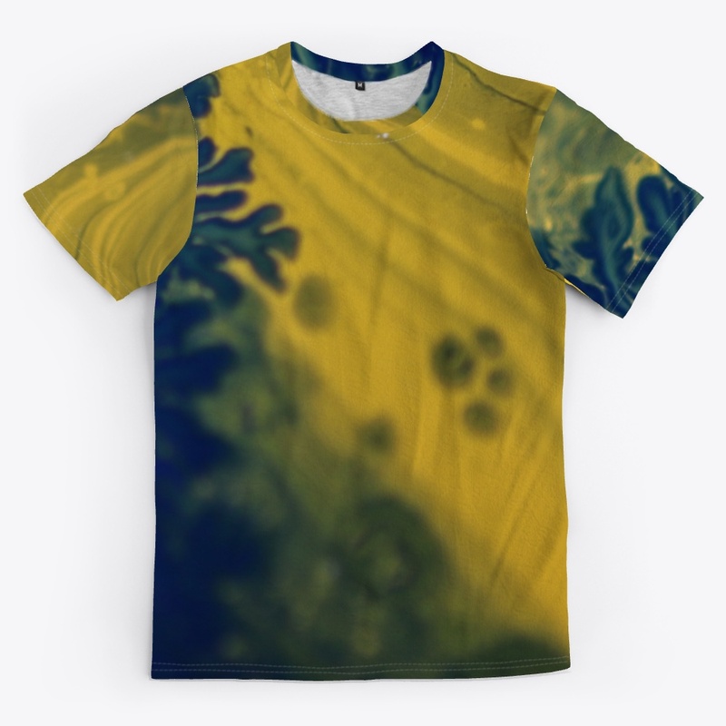 Abstract Reef Coral Tie-dye Design