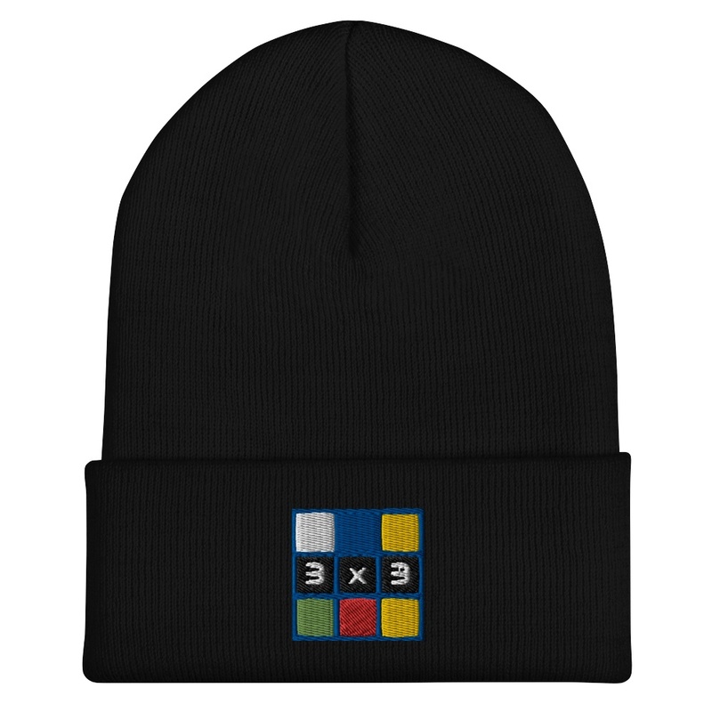 3x3 Solvers Logo Beanie