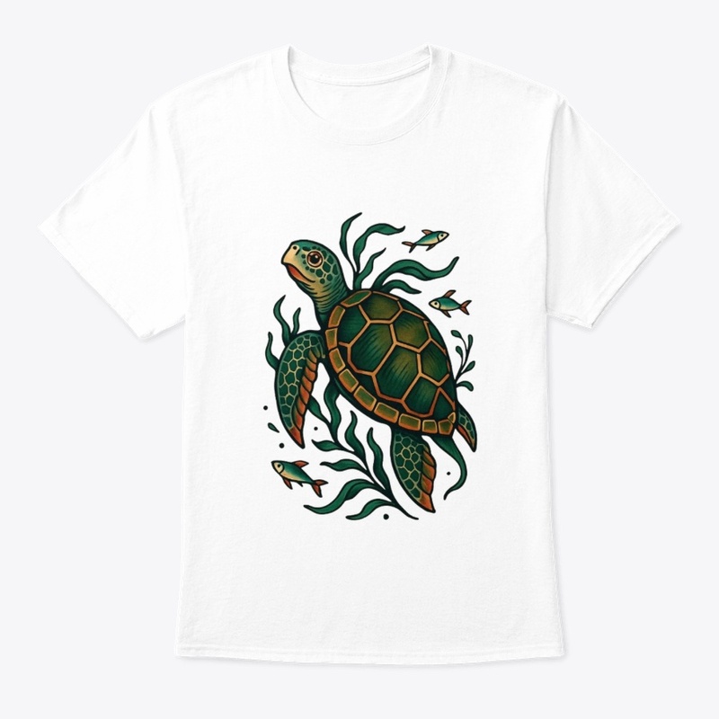 Turtle Ocean Art