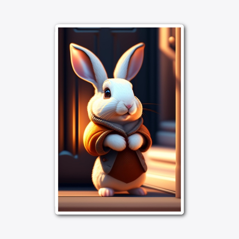 Cute rabbit designed tshirts 