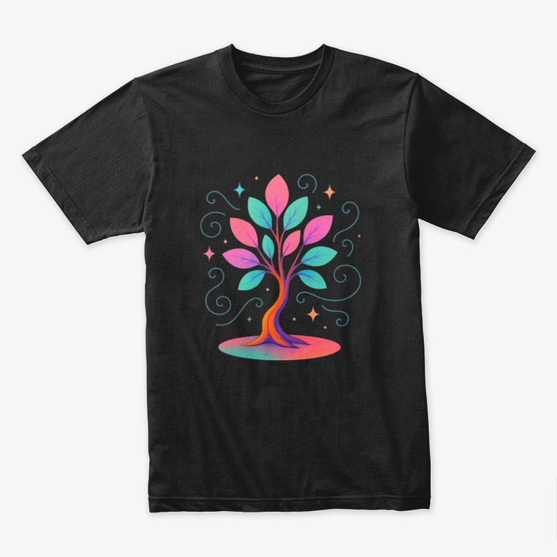 Mystical Colorful Tree of Life–Vibrant