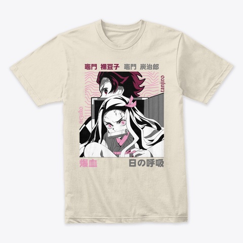 Pink Demon Cream T-Shirt Front