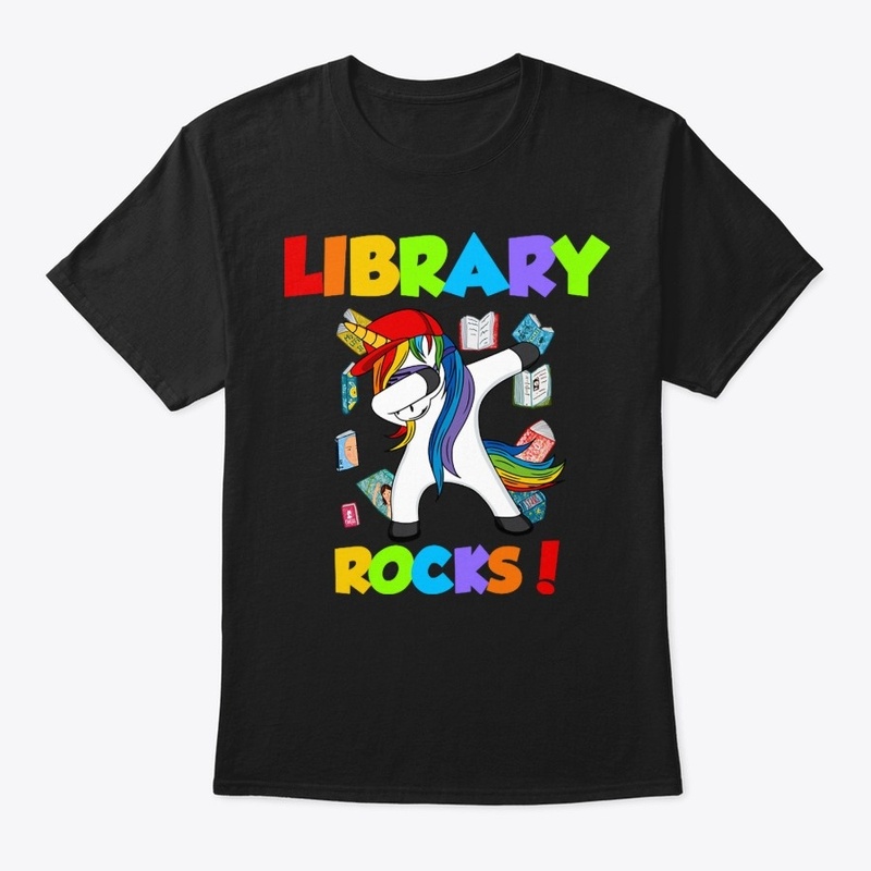 Dabbing Library Rocks Unicorn Last Day