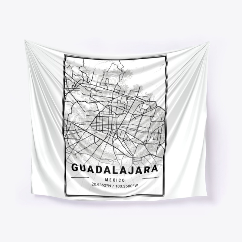 Guadalajara Light City Map