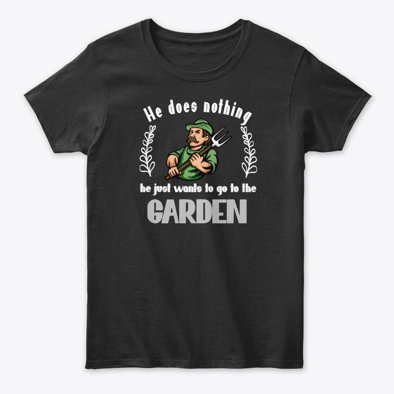Gardener just wants to go to the garden.