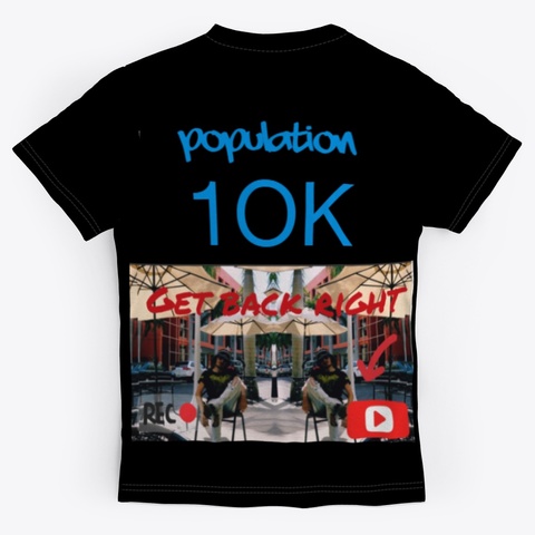 Sillynation Black T-Shirt Back