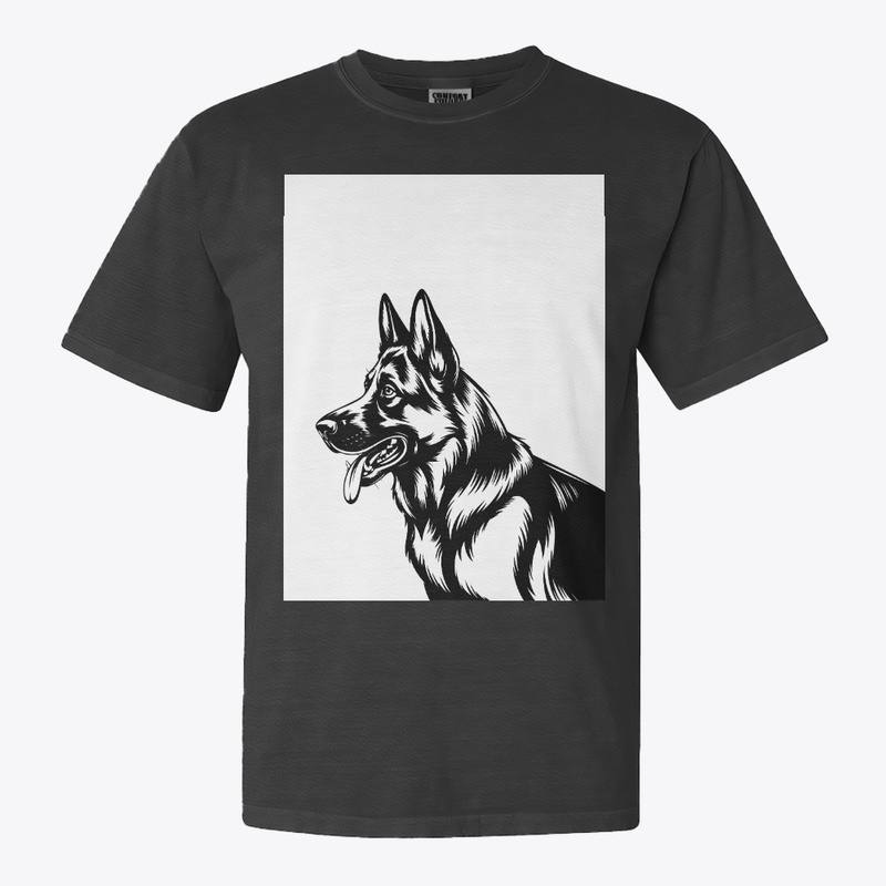 Bold German Shepherd Dog