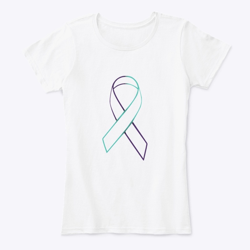 Suicide Prevention ribbon, simple