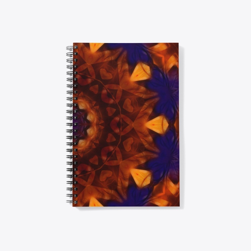 Blue Orange Kaleidoscsope