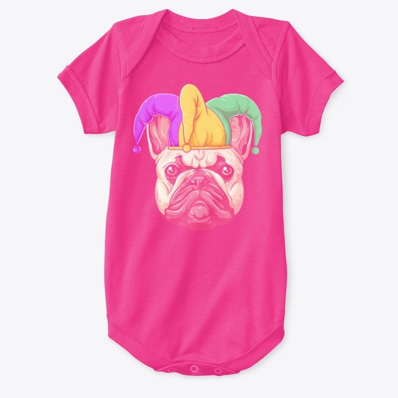 Mardi Gras French Bulldog Carnival Hat