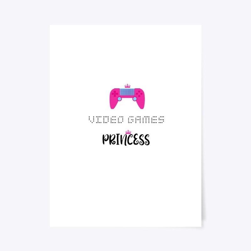 Video games princess,  t-shirt