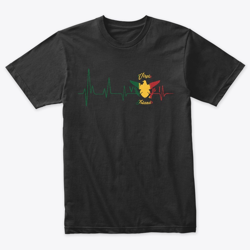 VIRGIN ISLANDS HEART BEAT TEE