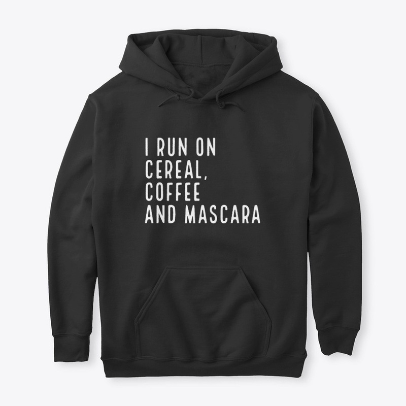 Cereal, coffee and mascara