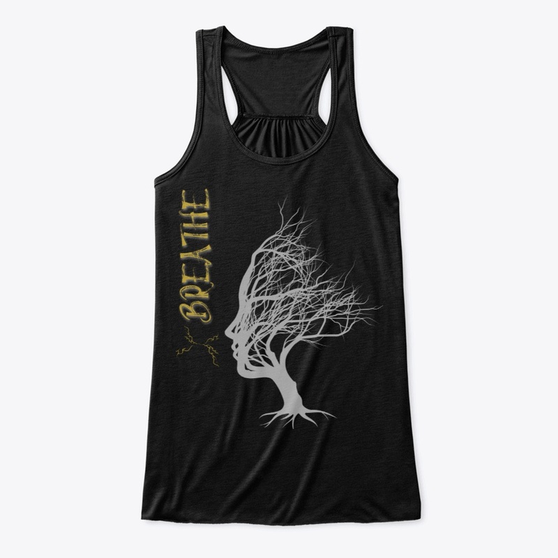 Ladies racer back vest "BREATHE"