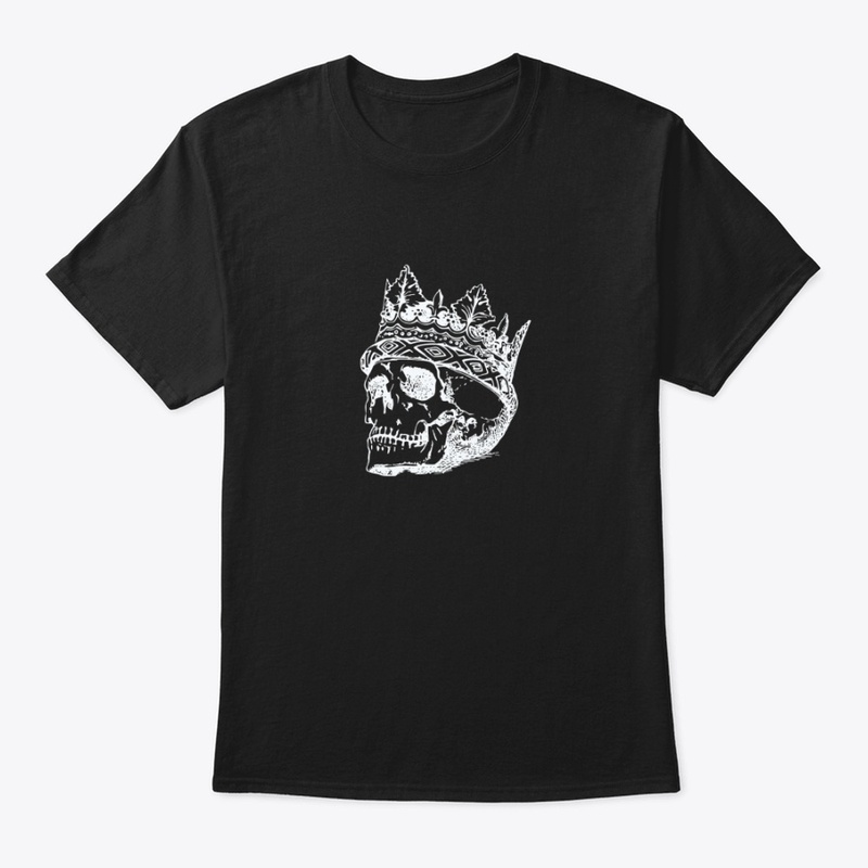 King skull with crown