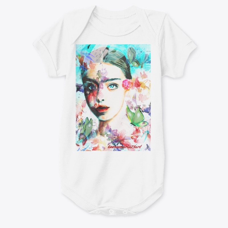 Girl in flowers