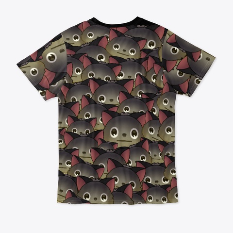 Thousand Stares Black T-Shirt Back