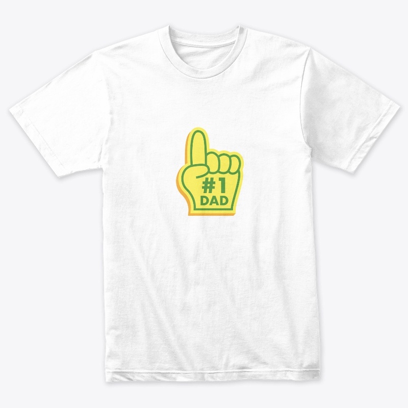 #1 DAD:  FATHERS DAY T-SHIRTS FOR DAD