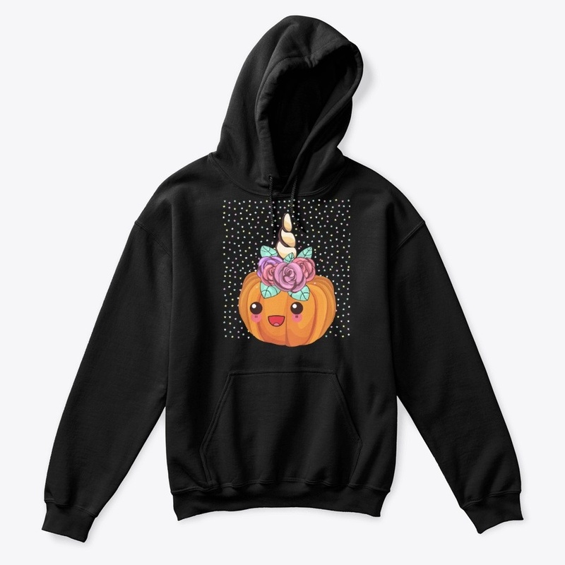 Cute Halloween Pumpkin Unicorn