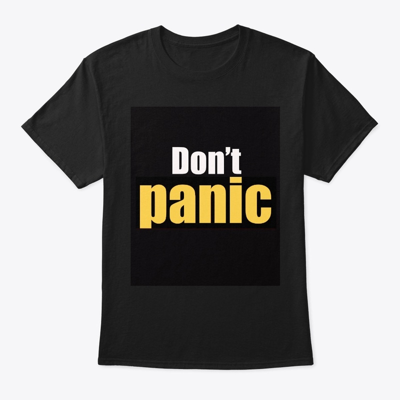 Don't Panic Vintage Distressed ironic 