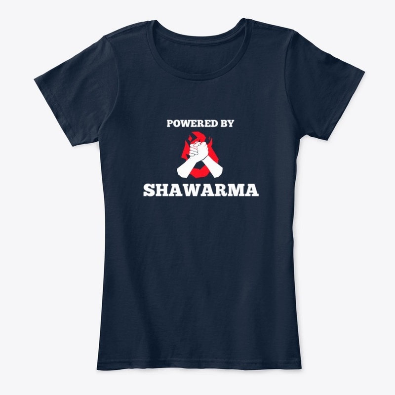 Powered By Shawarma Graphic Tees