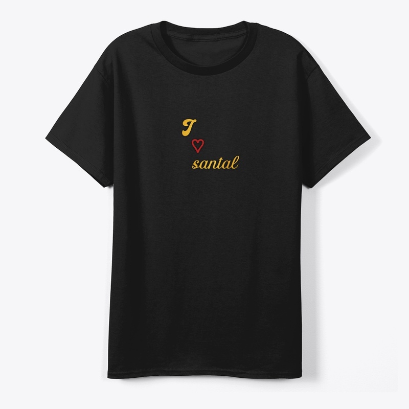 'I love santal' new stylish shirt 