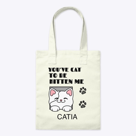 Personalized Tote Bag Natural Kaos Front