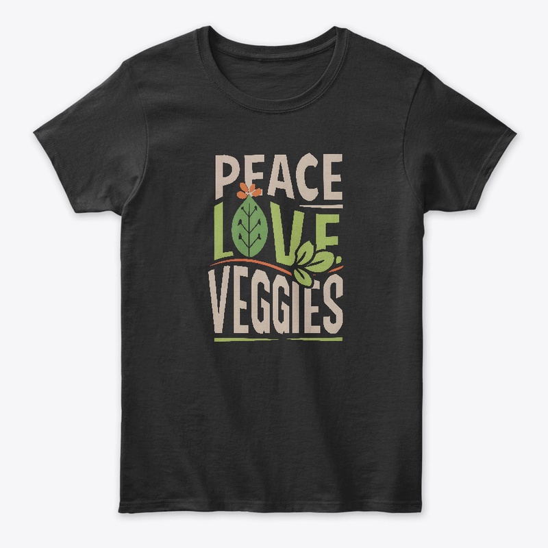 Peace Love Veggies T-shirt