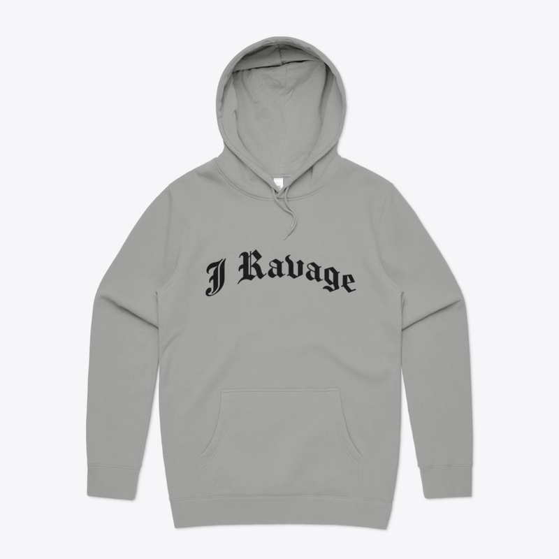 J Ravage Name Text Black