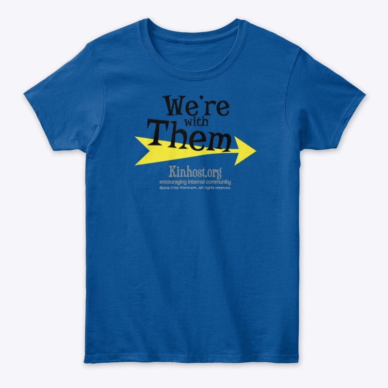We're with Them DID Couples tee