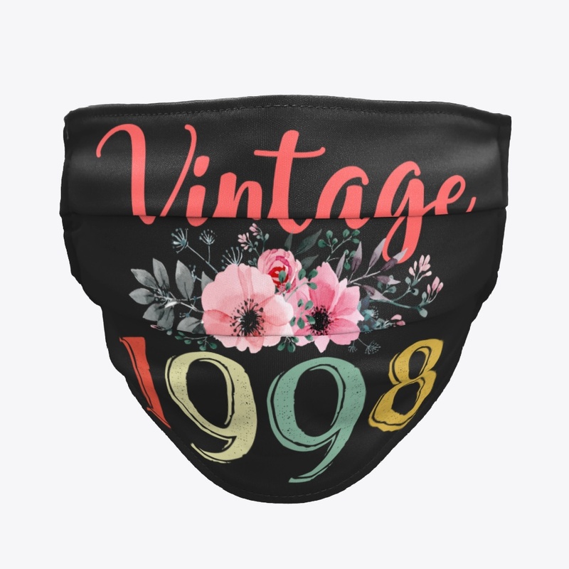 Vintage 1998 Floral 22nd Birthday Gift