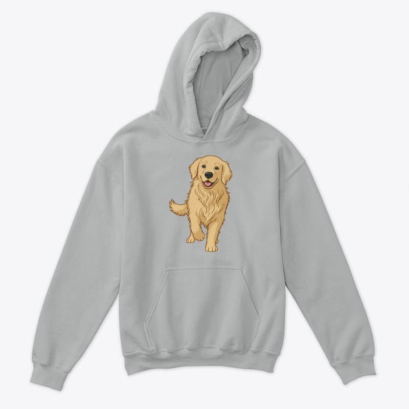 Happy Golden Retriever Design