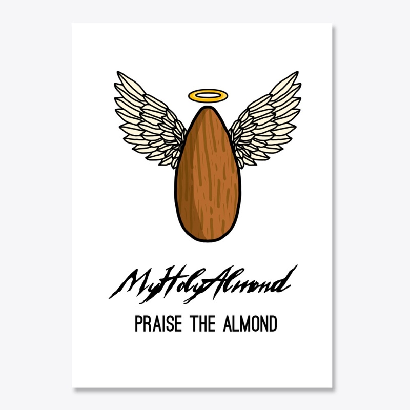 Praise The Almond Sticker