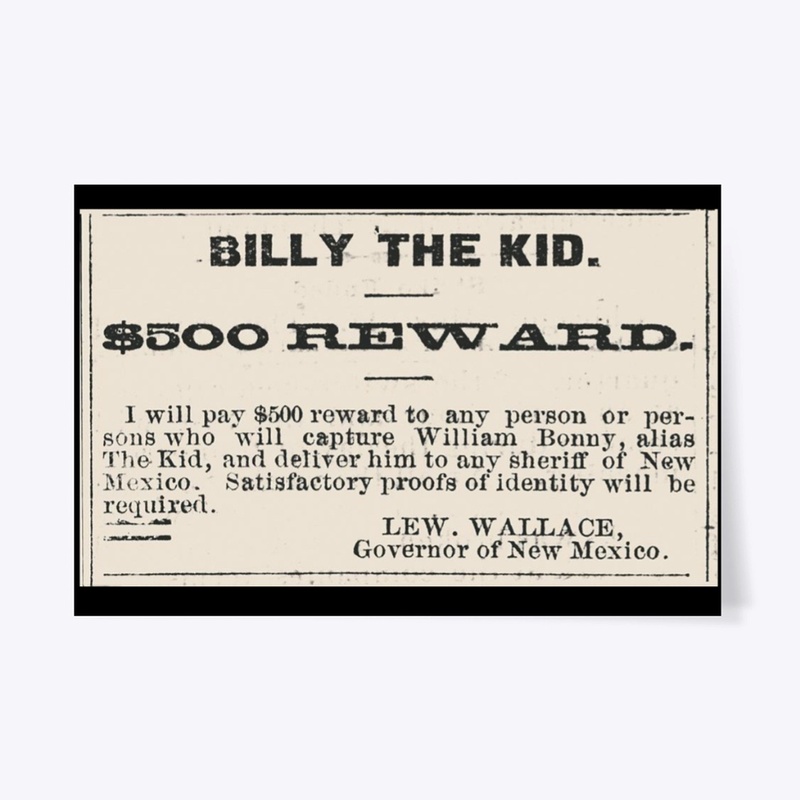 Billy The Kid Wanted Poster