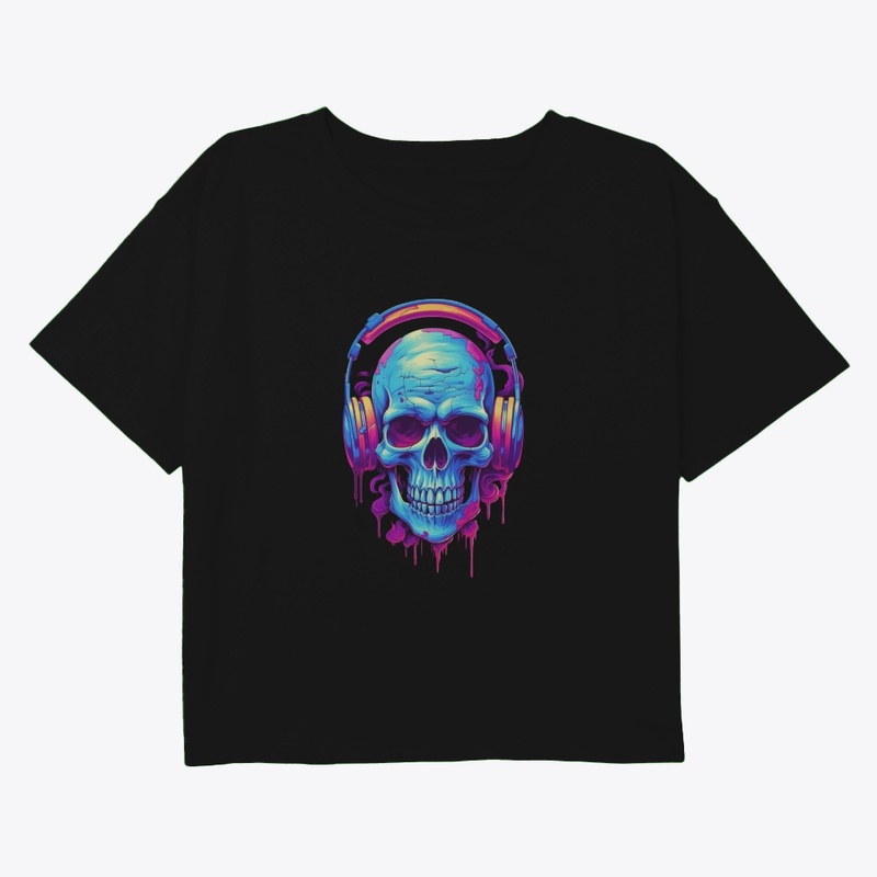 EDM skull shirt